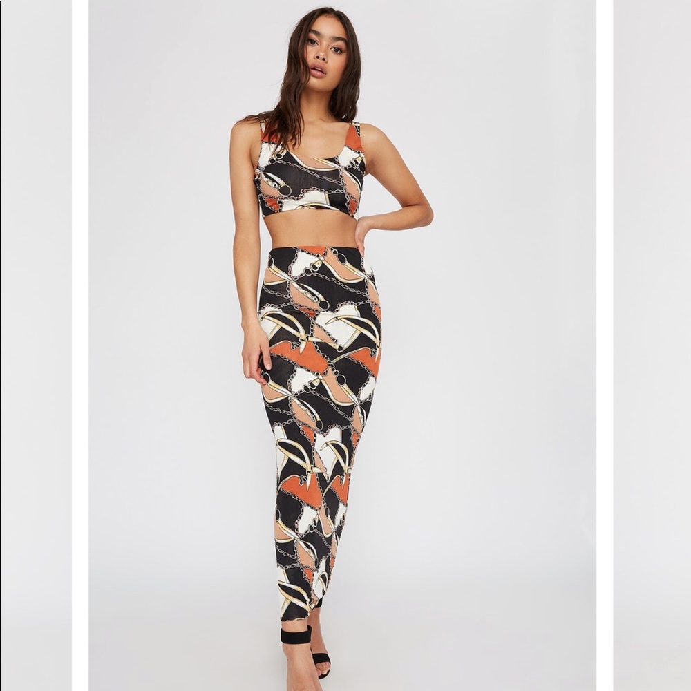 Revamped 2 pc Skirt Set XL